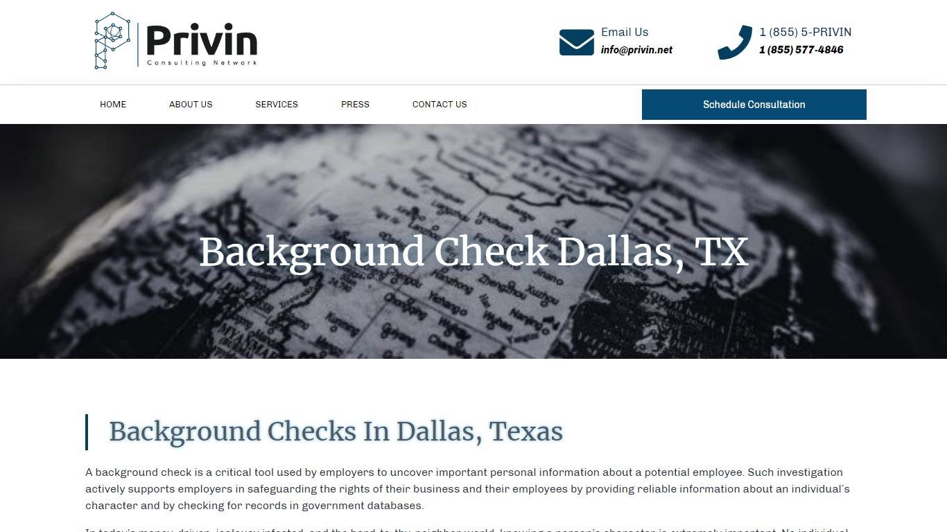 Background Check Dallas, TX - Texas Background Check Service