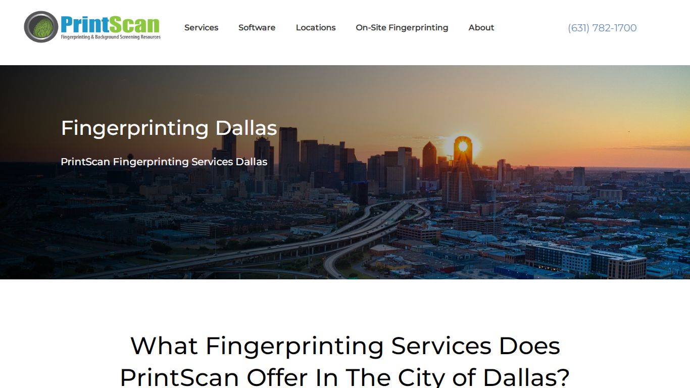 Fingerprinting Dallas | Texas Fingerprinting and Background Checks